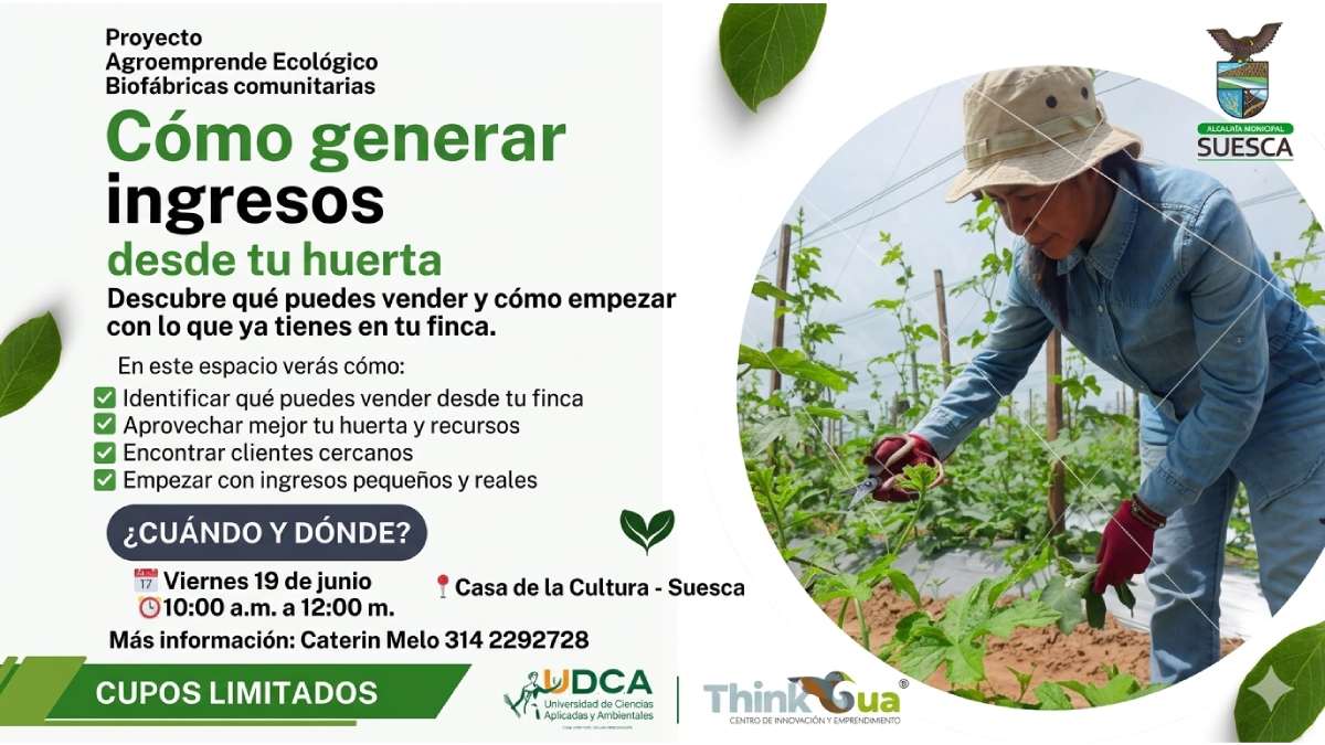 taller sobre huertas Suesca